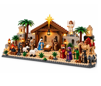 AmenBricks Nativity Set