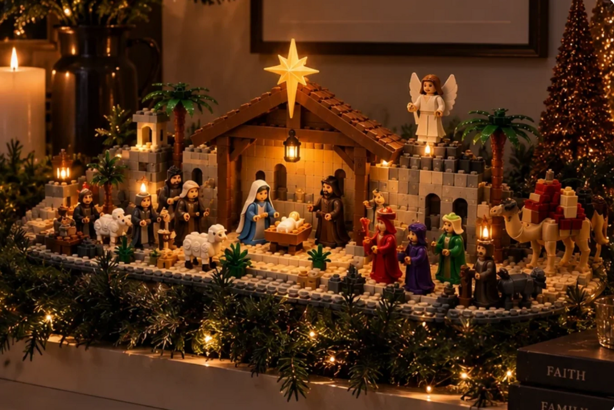 AmenBricks Nativity Set